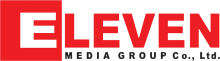 Logo of the Eleven Media Group Myanmar